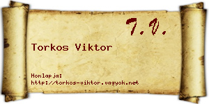 Torkos Viktor névjegykártya